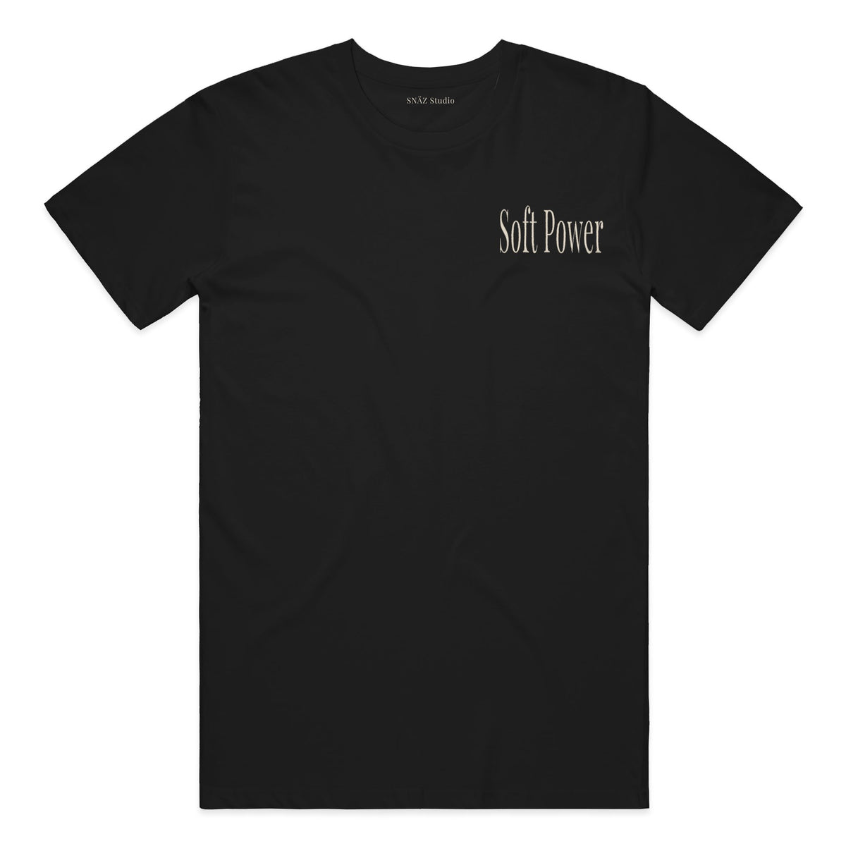 Soft Power tee – Black