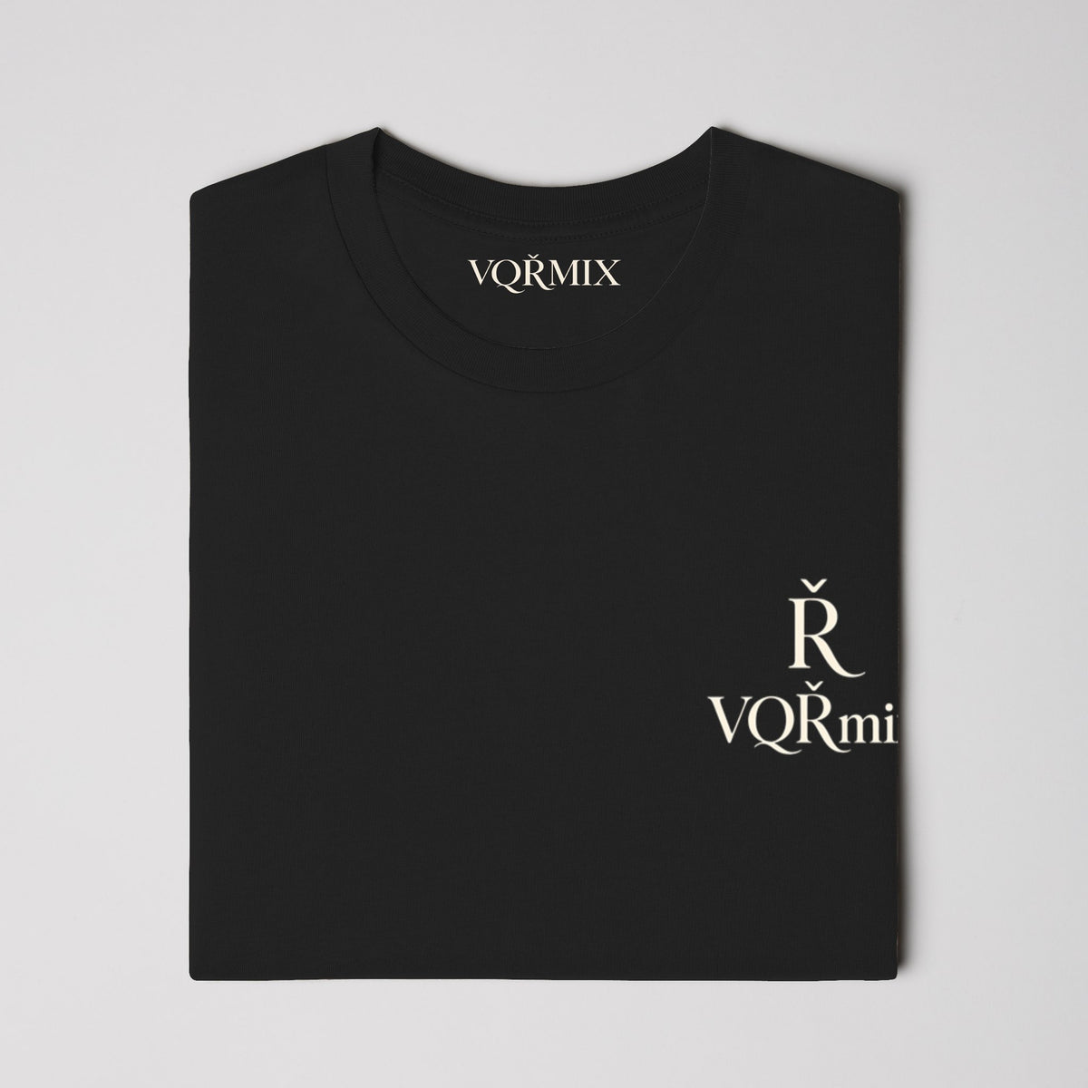 VQRMIX Stacked Tee Black