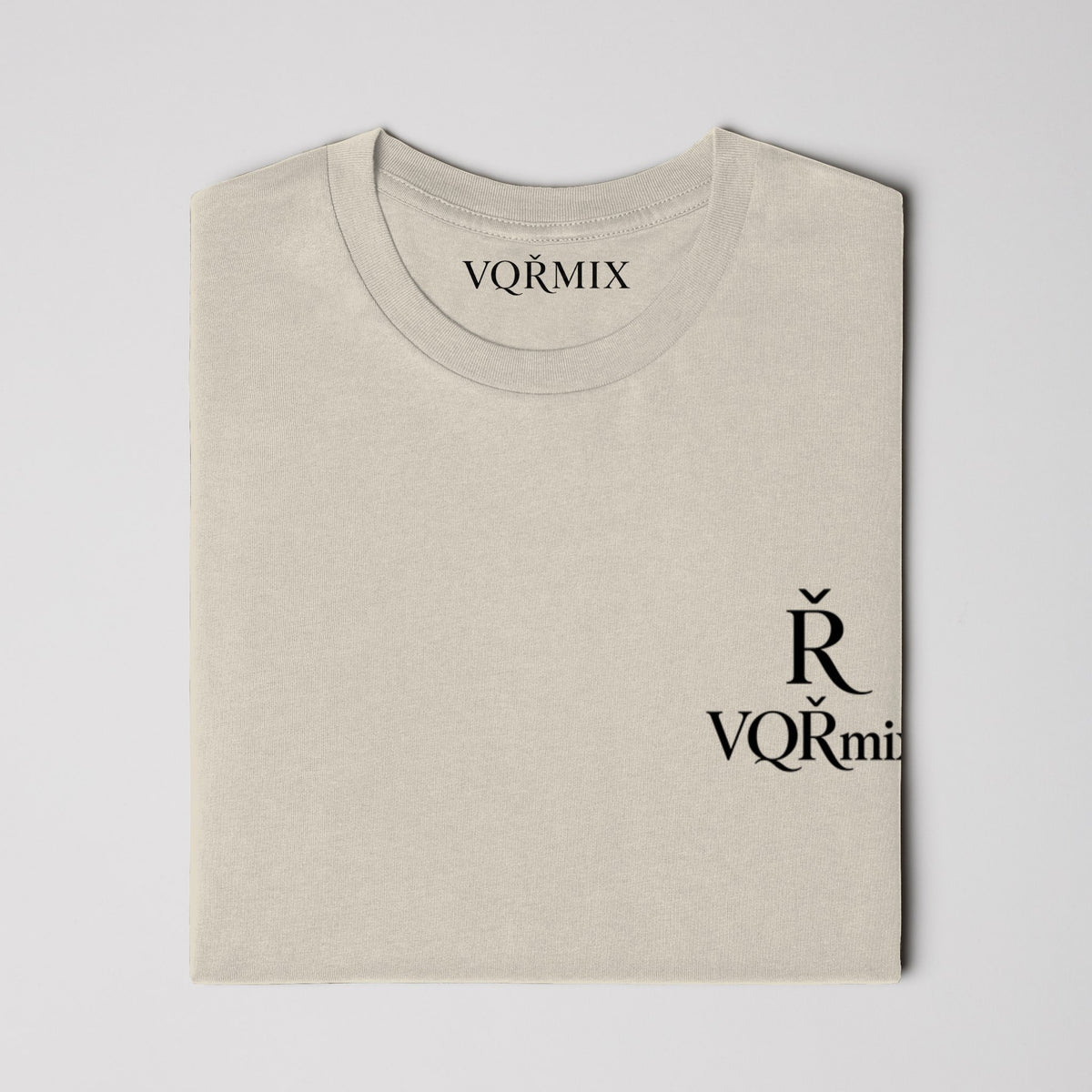 VQRMIX Stacked Tee Natural
