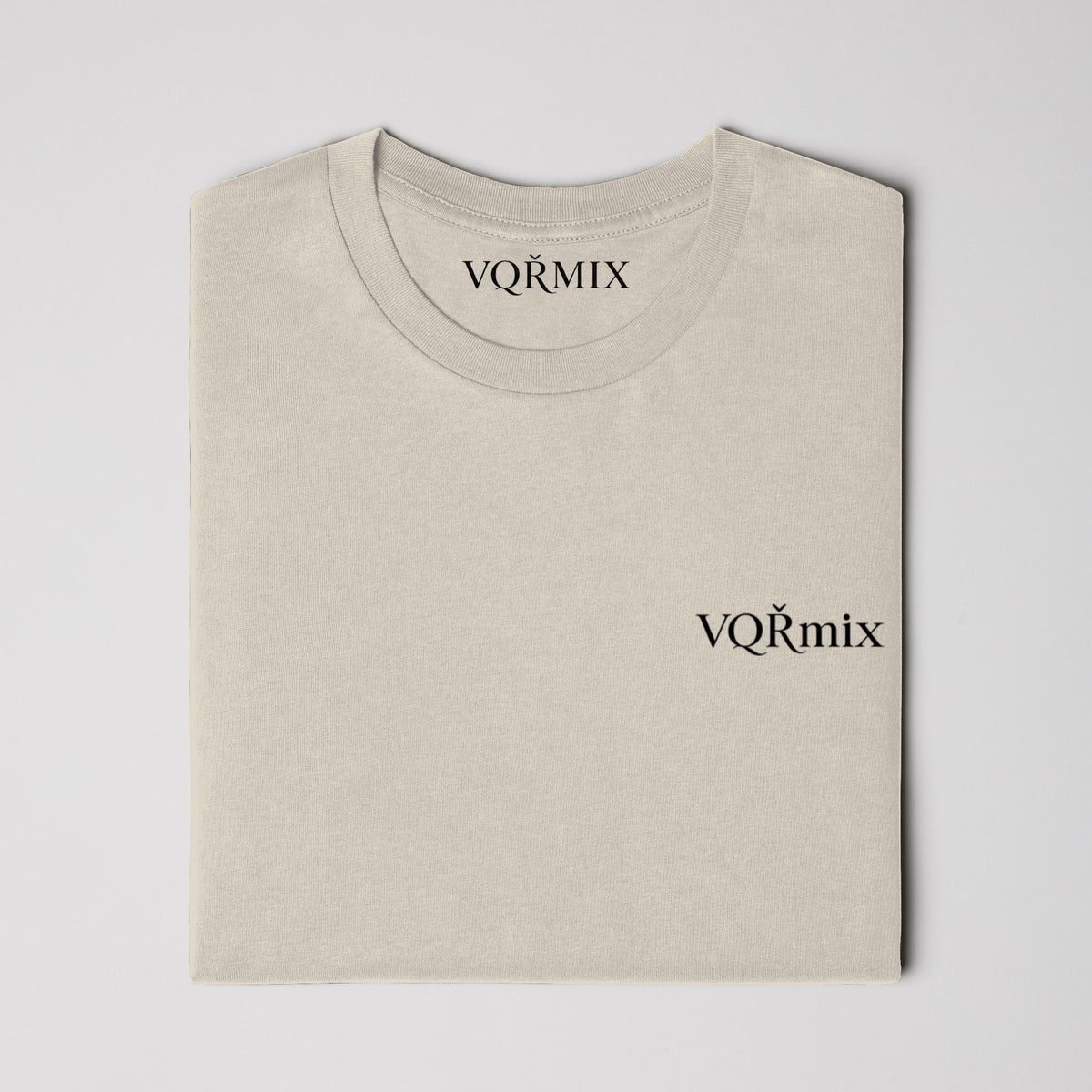 VQRMIX Wordmark Tee Natural