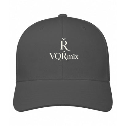 VQRMIX Stacked Embroidered Cap Black