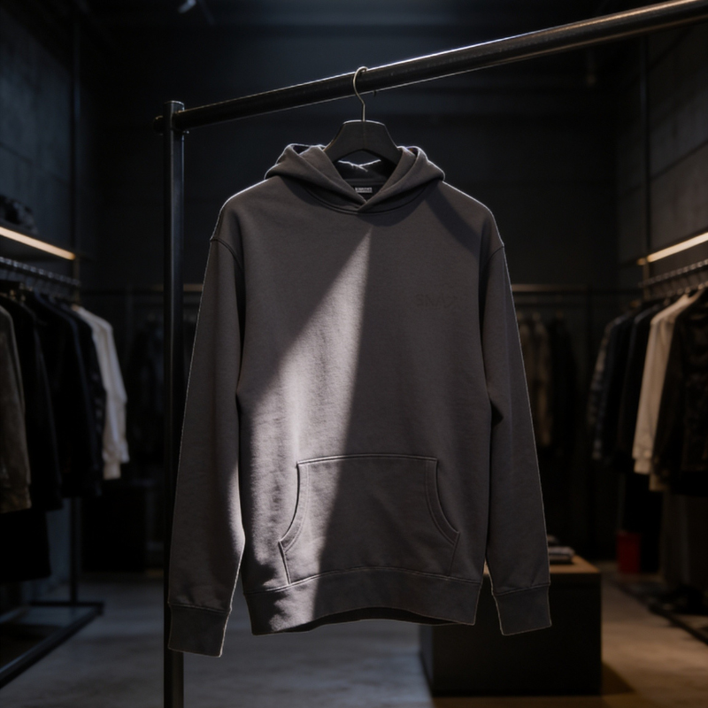 SNÄZ Black Embroidered - Hoodie