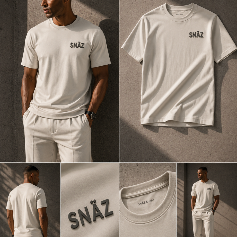 SNÄZ Studio Embroidered Tee